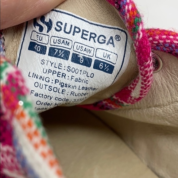 Superga pink 2750 Classic Tweed Vulcanized Sneaker - Picture 11 of 11
